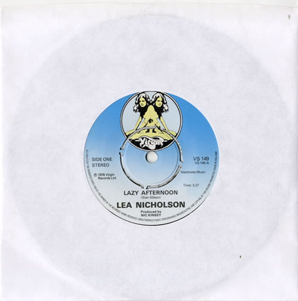 Lea Nicholson Lazy Afternoon UK 7" vinyl single (7 inch record / 45) VS149