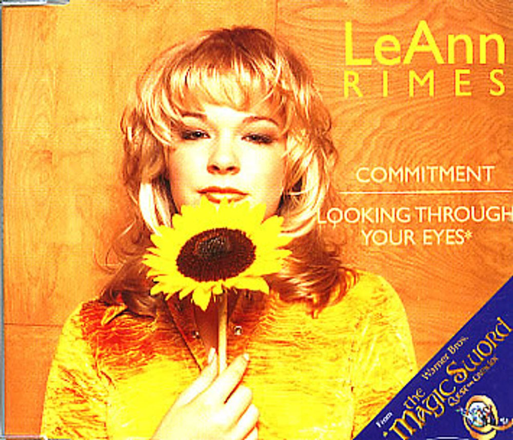 Leann Rimes Commitment/Looking Through Your Eyes UK CD single (CD5 / 5") CUBCX32