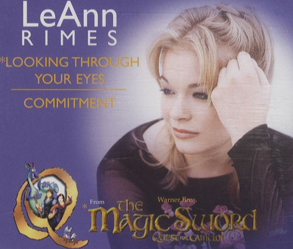 Leann Rimes Looking Through Your Eyes UK CD single (CD5 / 5") CUBC32