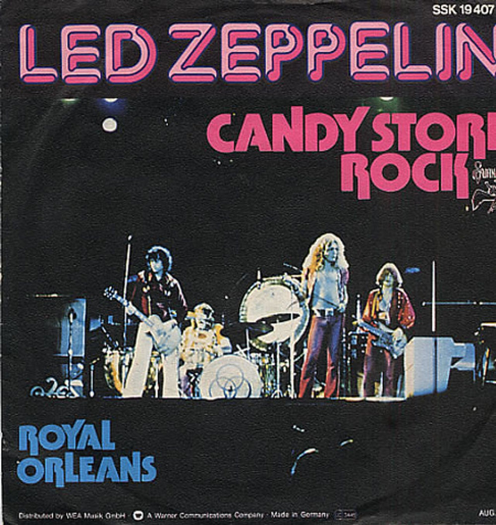 Led Zeppelin Candy Store Rock German 7" vinyl single (7 inch record / 45) SSK19407