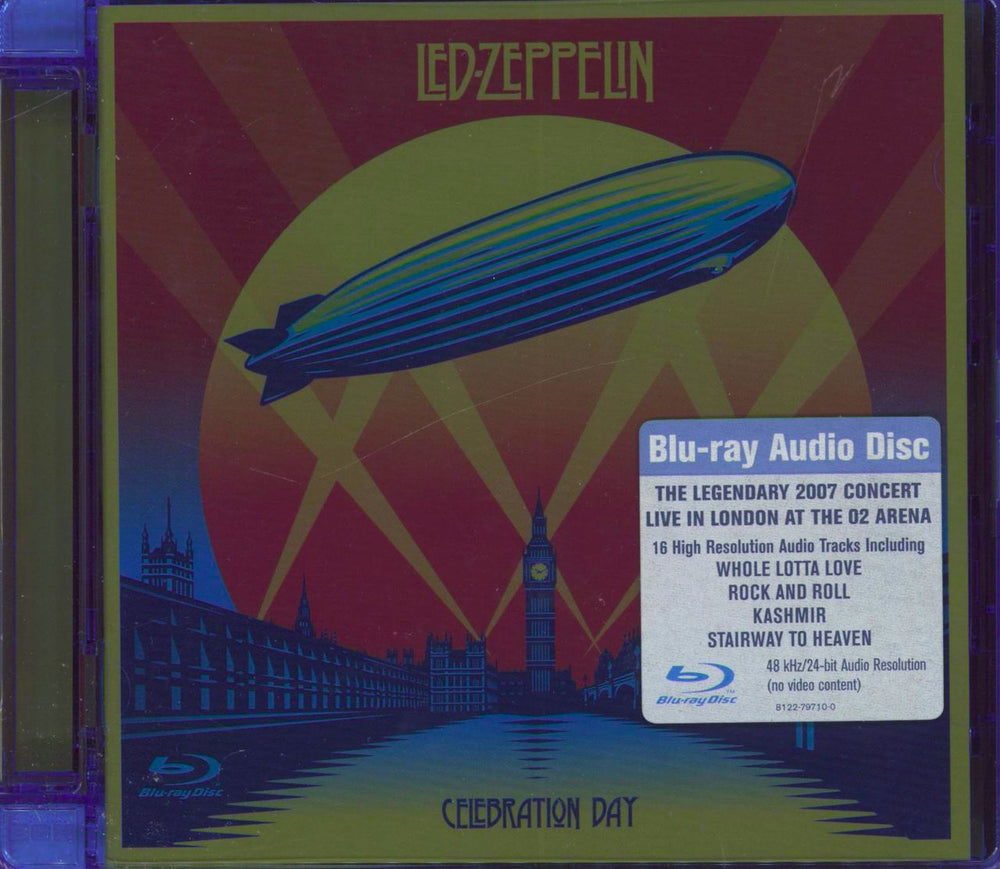 Led Zeppelin Celebration Day UK Blu Ray DVD 081227971007