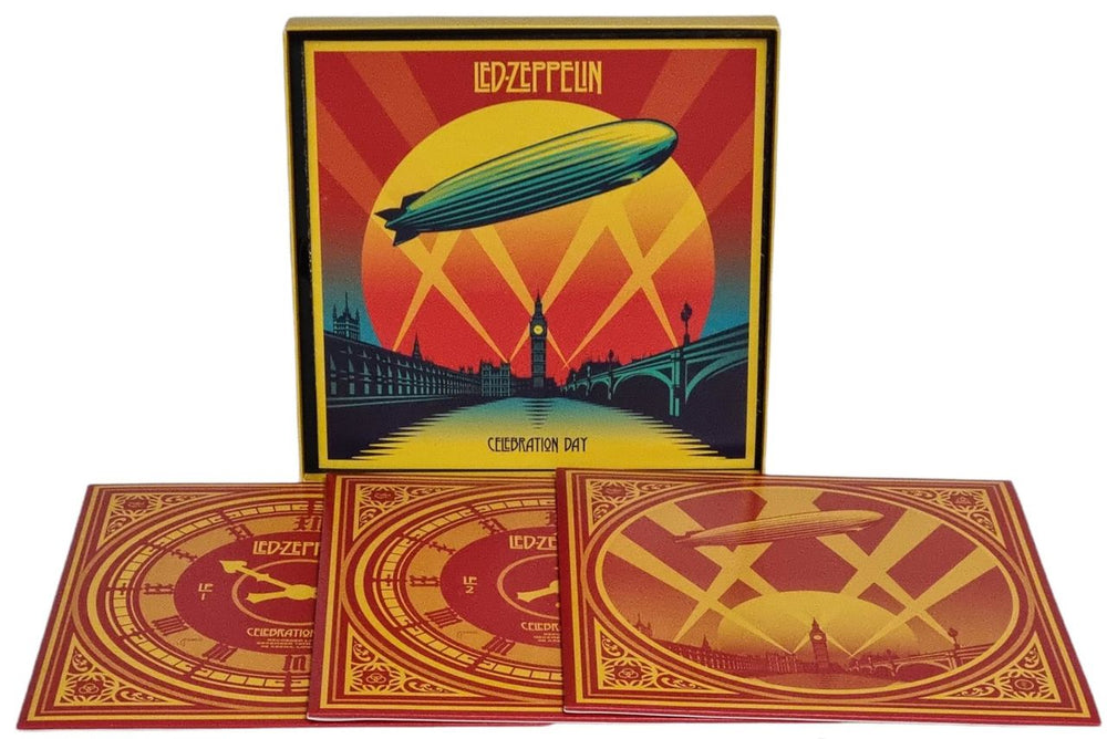 Led Zeppelin Celebration Day - VG UK Vinyl Box Set ZEPVXCE789531