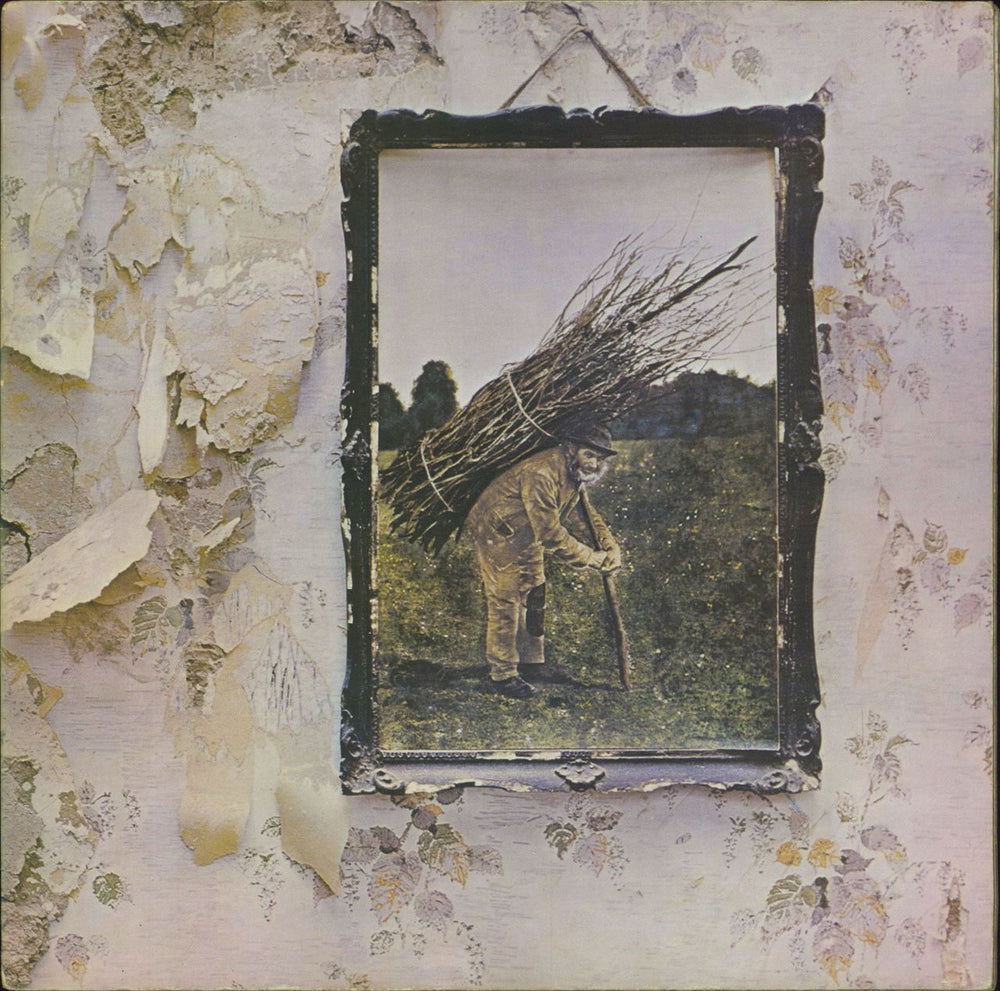 Led Zeppelin Led Zeppelin IV - 4th - Crossed out B - EX UK vinyl LP album (LP record) 2401012