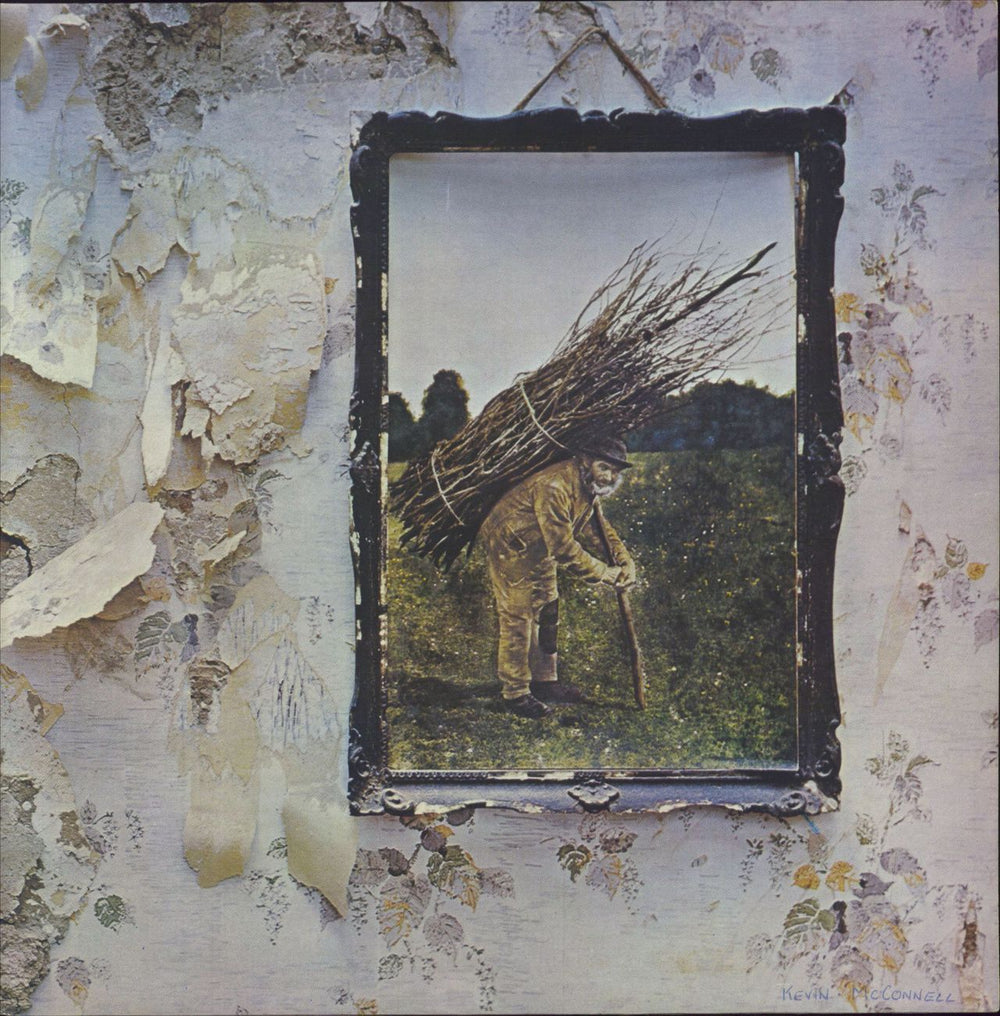 Led Zeppelin Led Zeppelin IV - 6th - Top - EX - WOL UK vinyl LP album (LP record) K50008