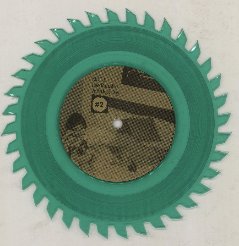 Lee Ranaldo A Perfect Day - Green Saw Shape German shaped picture disc (picture disc vinyl record) LDOSHAP756762