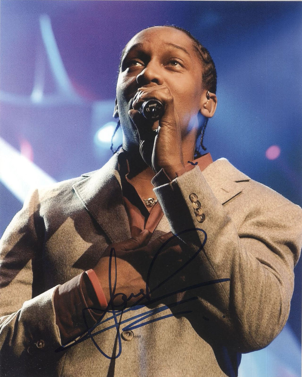 Lemar Autographed Photograph UK photograph SIGNED PHOTO