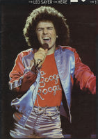 Leo Sayer Here UK tour programme TOUR PROGRAM