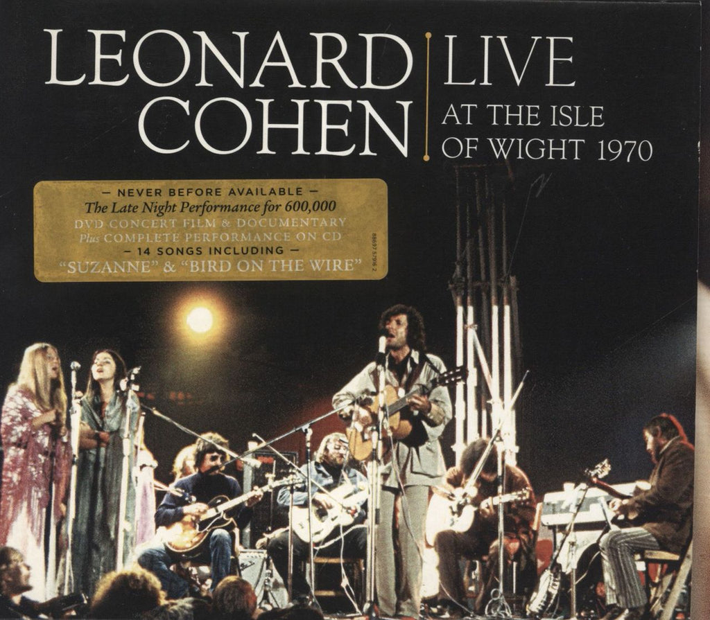 Leonard Cohen Live At The Isle Of Wight 1970 UK 2-disc CD/DVD