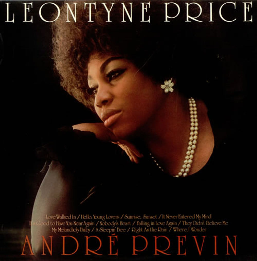 Leontyne Price & Andre Previn Leontyne Price & Andre Previn UK vinyl LP album (LP record) ARL1-1029