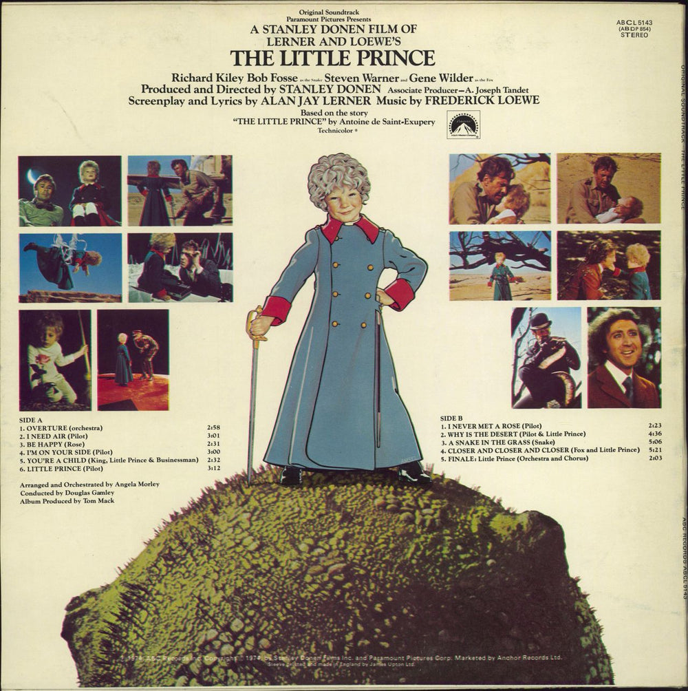 Lerner And Loewe The Little Prince UK vinyl LP album (LP record)