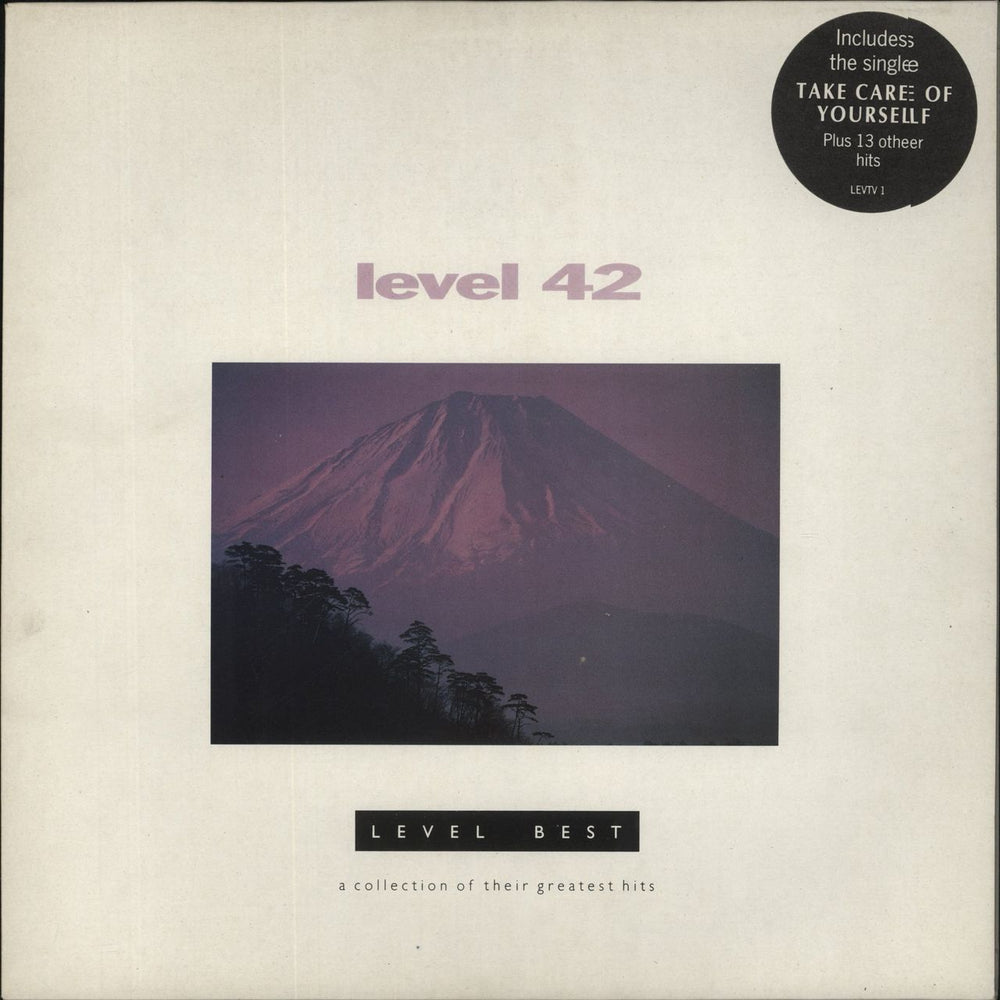 Level 42 Level Best - hype sticker Dutch vinyl LP album (LP record) LEVTV1