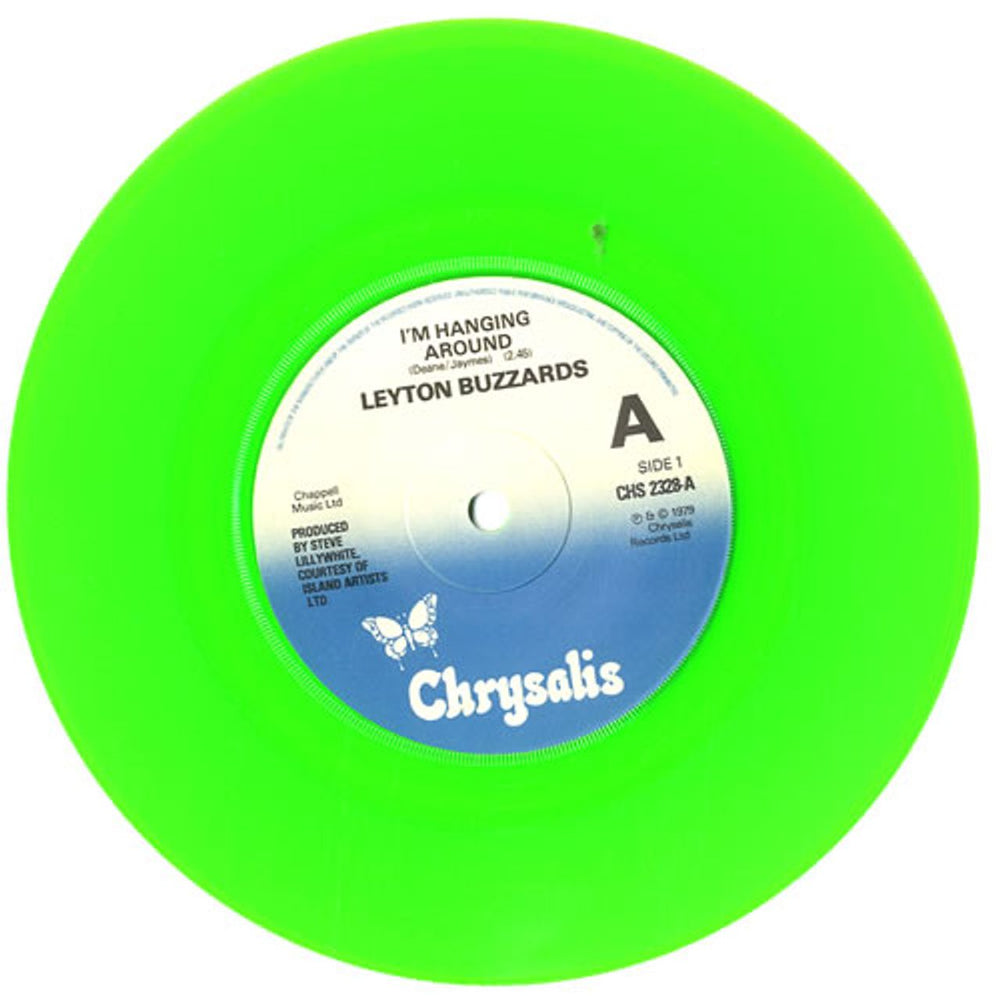 Leyton Buzzards I'm Hanging Around - Green Vinyl UK 7" vinyl single (7 inch record / 45) VKK07IM574582