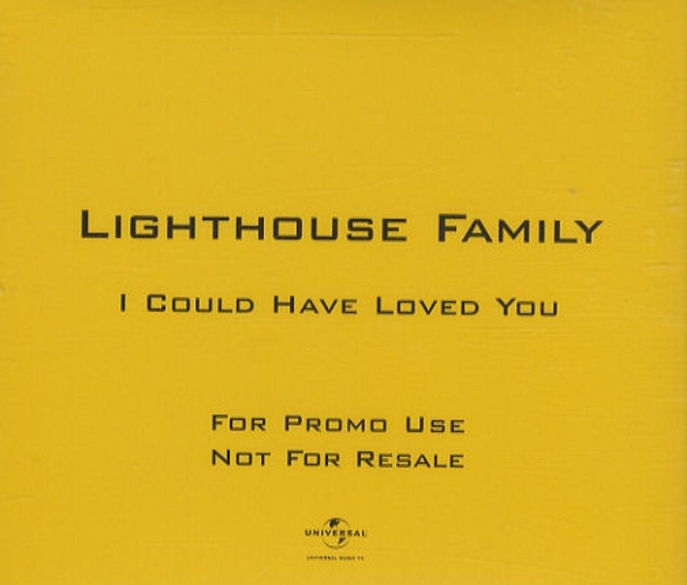 Lighthouse Family I Could Have Loved You UK Promo CD single (CD5 / 5") LHF01