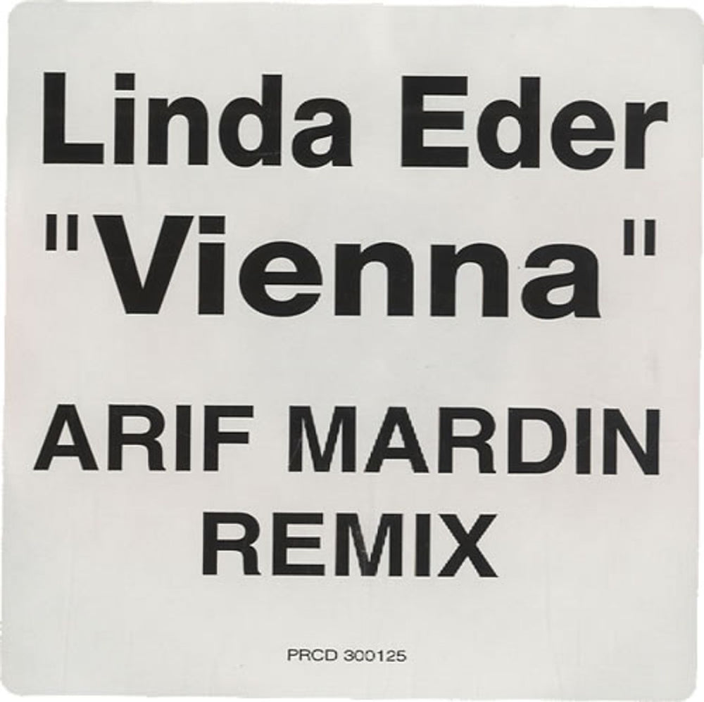 Linda Eder Vienna US Promo CD single (CD5 / 5") PRCD300125