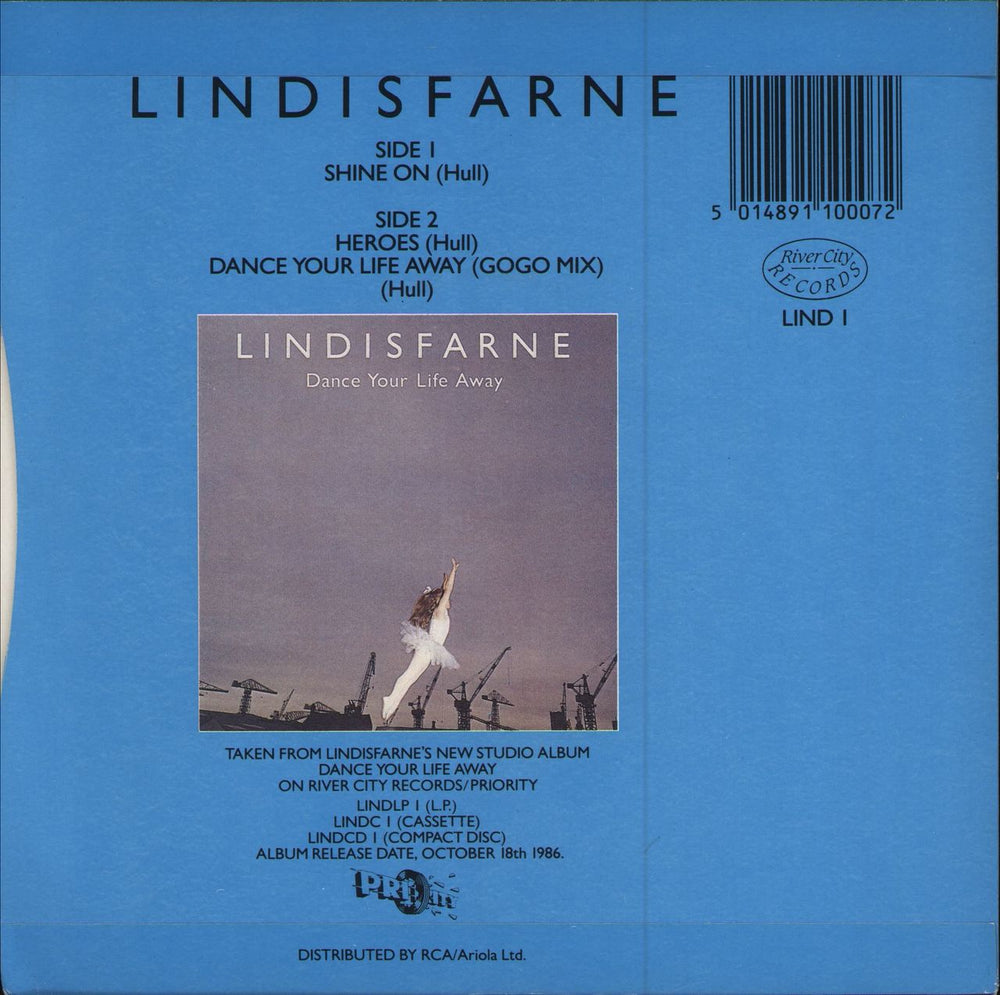Lindisfarne Shine On UK 7" vinyl single (7 inch record / 45) 5014891100072