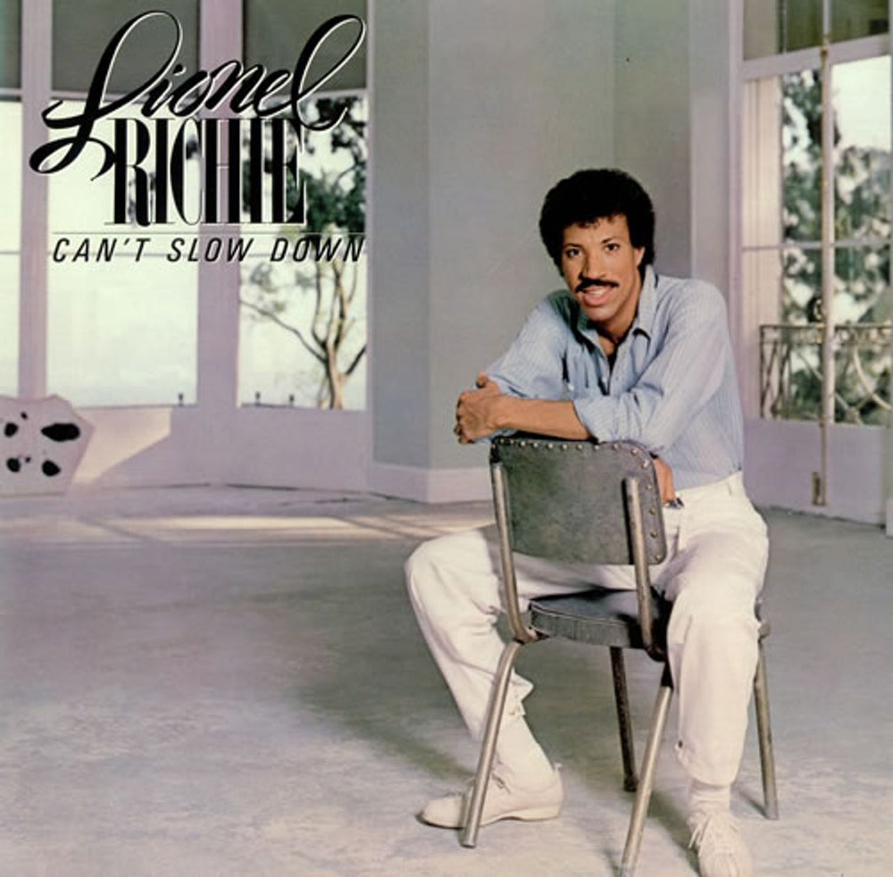 Lionel Richie Can't Slow Down German vinyl LP album (LP record) 260-15-070