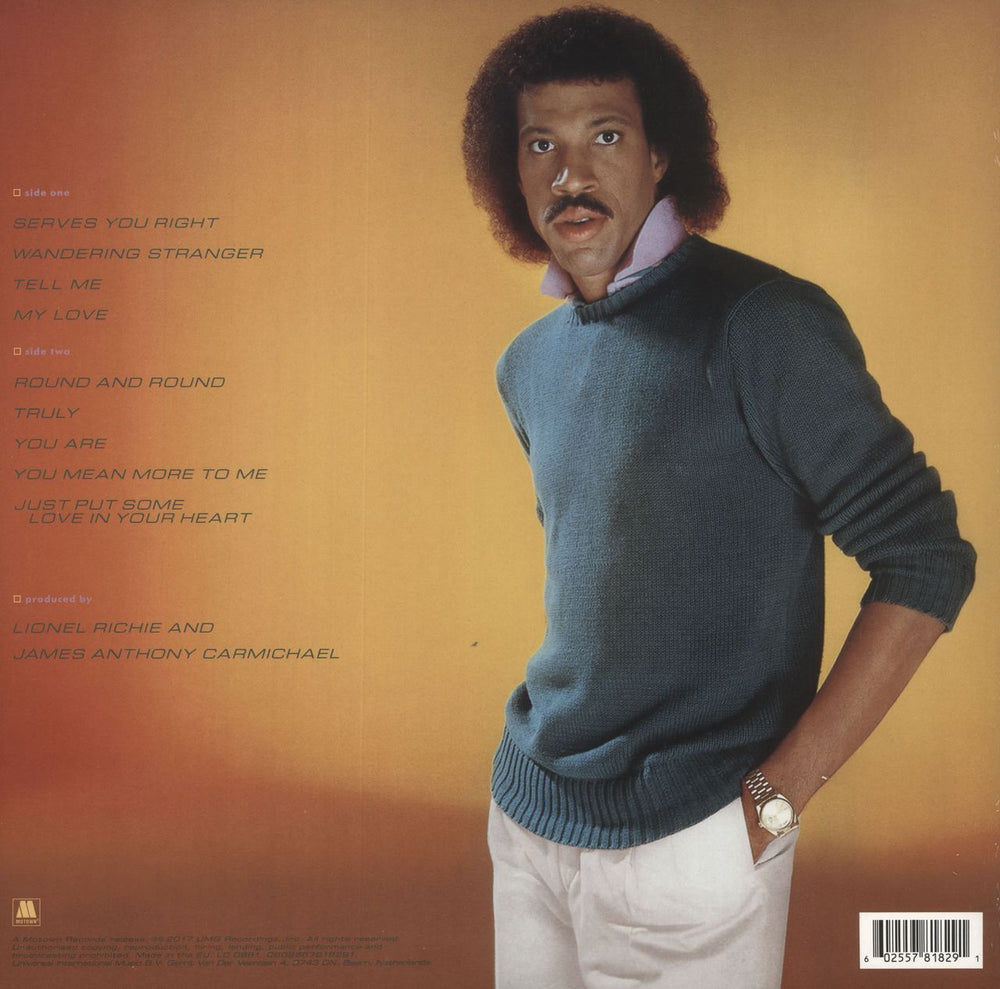 Lionel Richie Lionel Richie - 180gm Vinyl - Sealed UK vinyl LP album (LP record) 602557818291