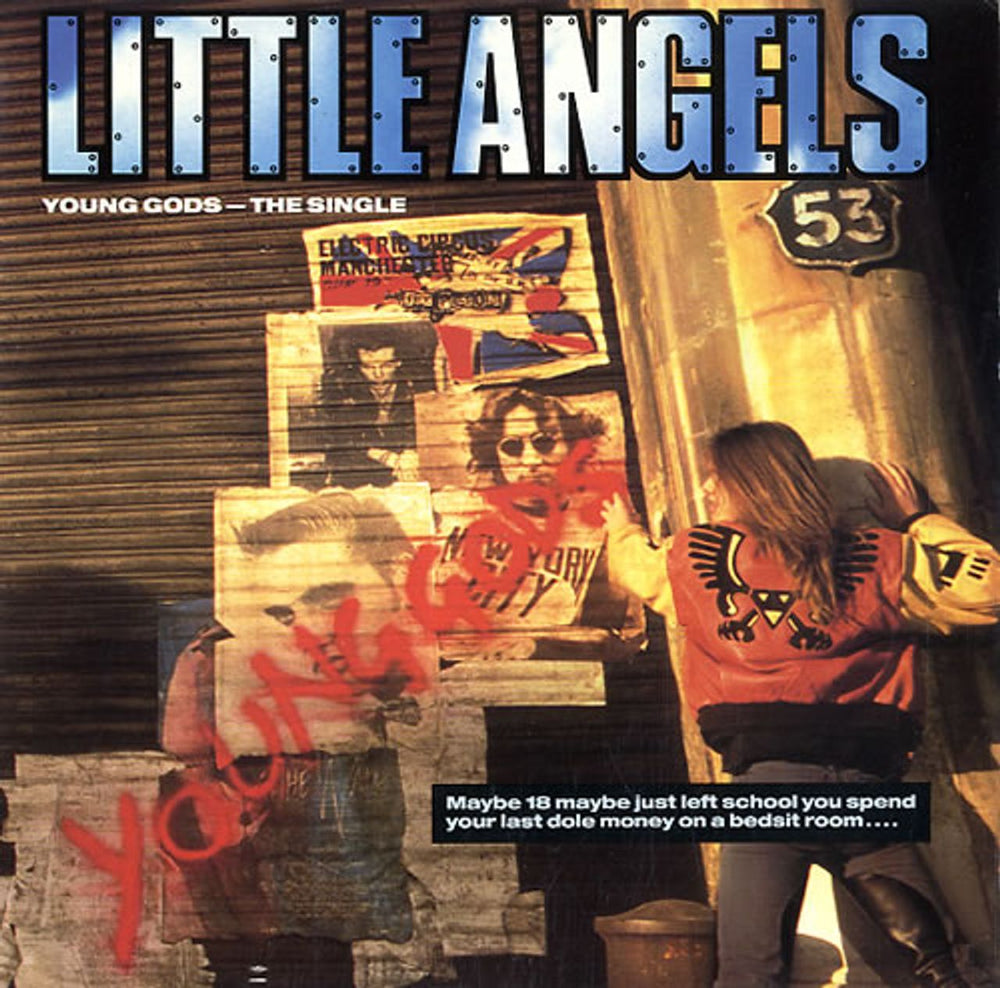 Little Angels Young Gods UK 7" vinyl single (7 inch record / 45) LTL10