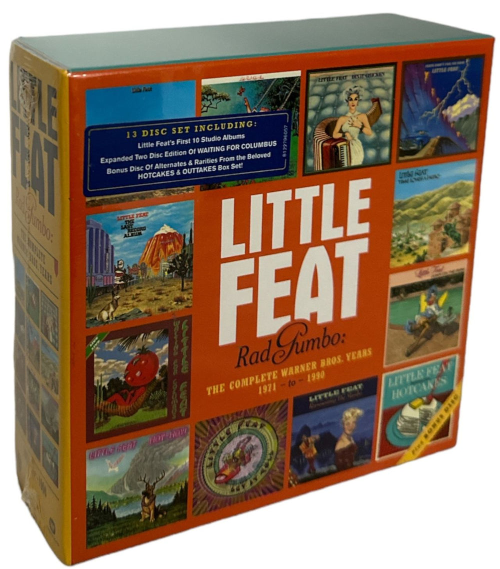 Little Feat Rad Gumbo: The Complete Warner Bros. Years 1971-1990 - Sealed UK CD Album Box Set 8122796057