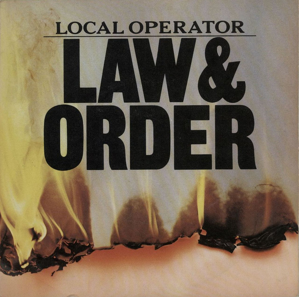 Local Operator Law & Order UK 7" vinyl single (7 inch record / 45) VS302