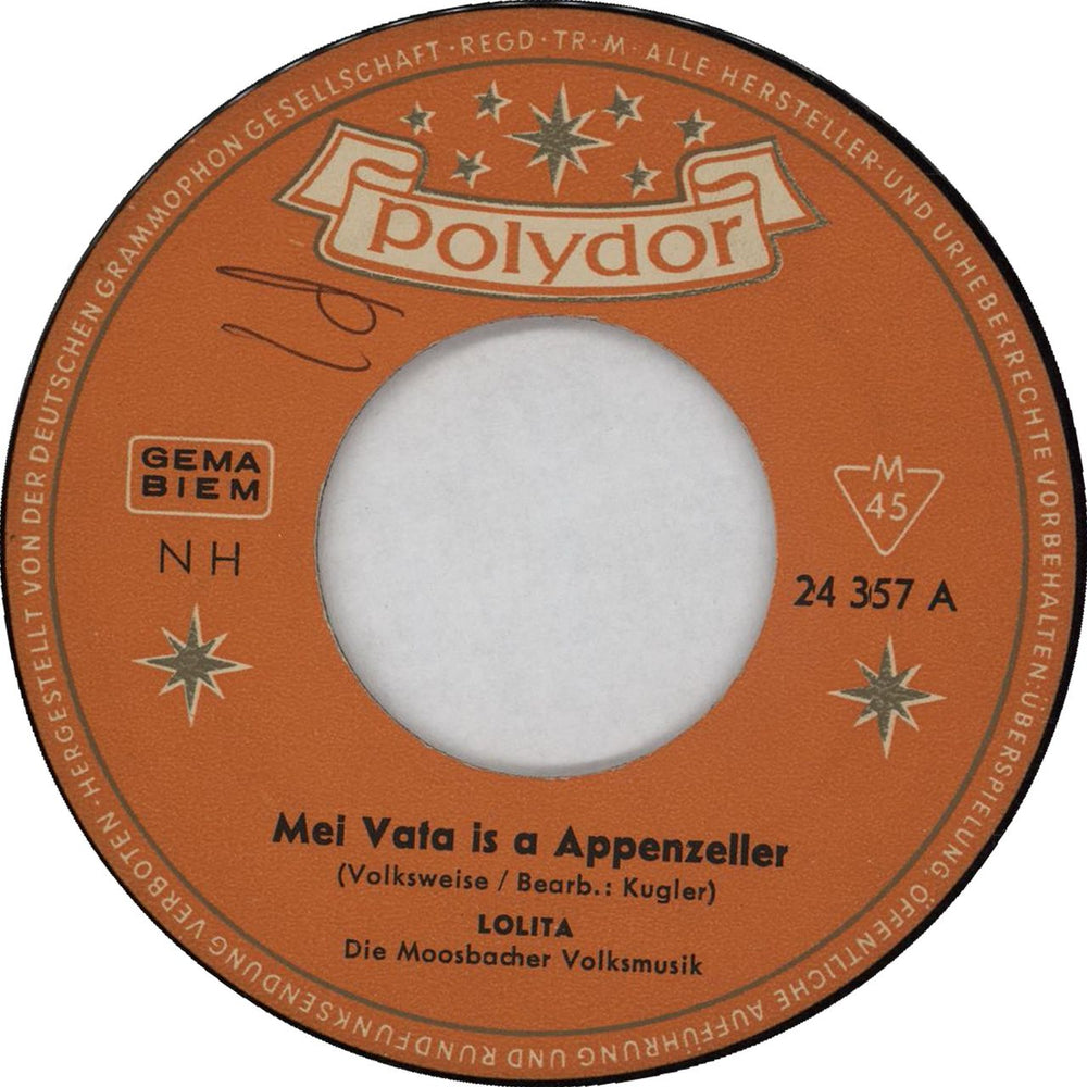 Lolita Mei Vata Is A Appenzeller German 7" vinyl single (7 inch record / 45) 24357