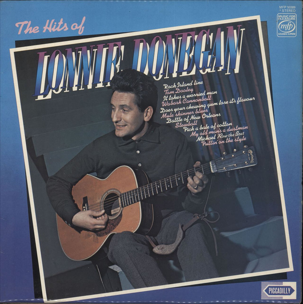 Lonnie Donegan The Hits Of Lonnie Donegan UK vinyl LP album (LP record) MFP50389