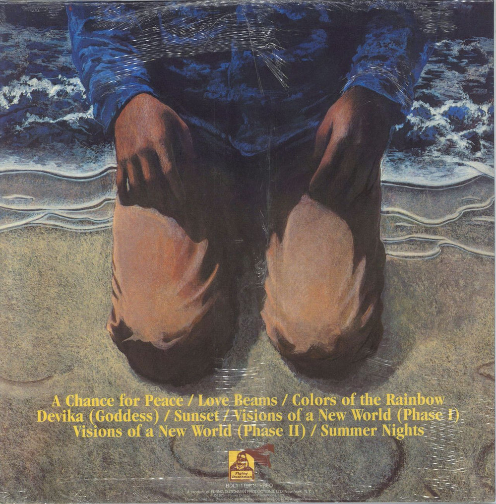 Lonnie Liston Smith Visions Of A New World - Shrink US vinyl LP album (LP record)