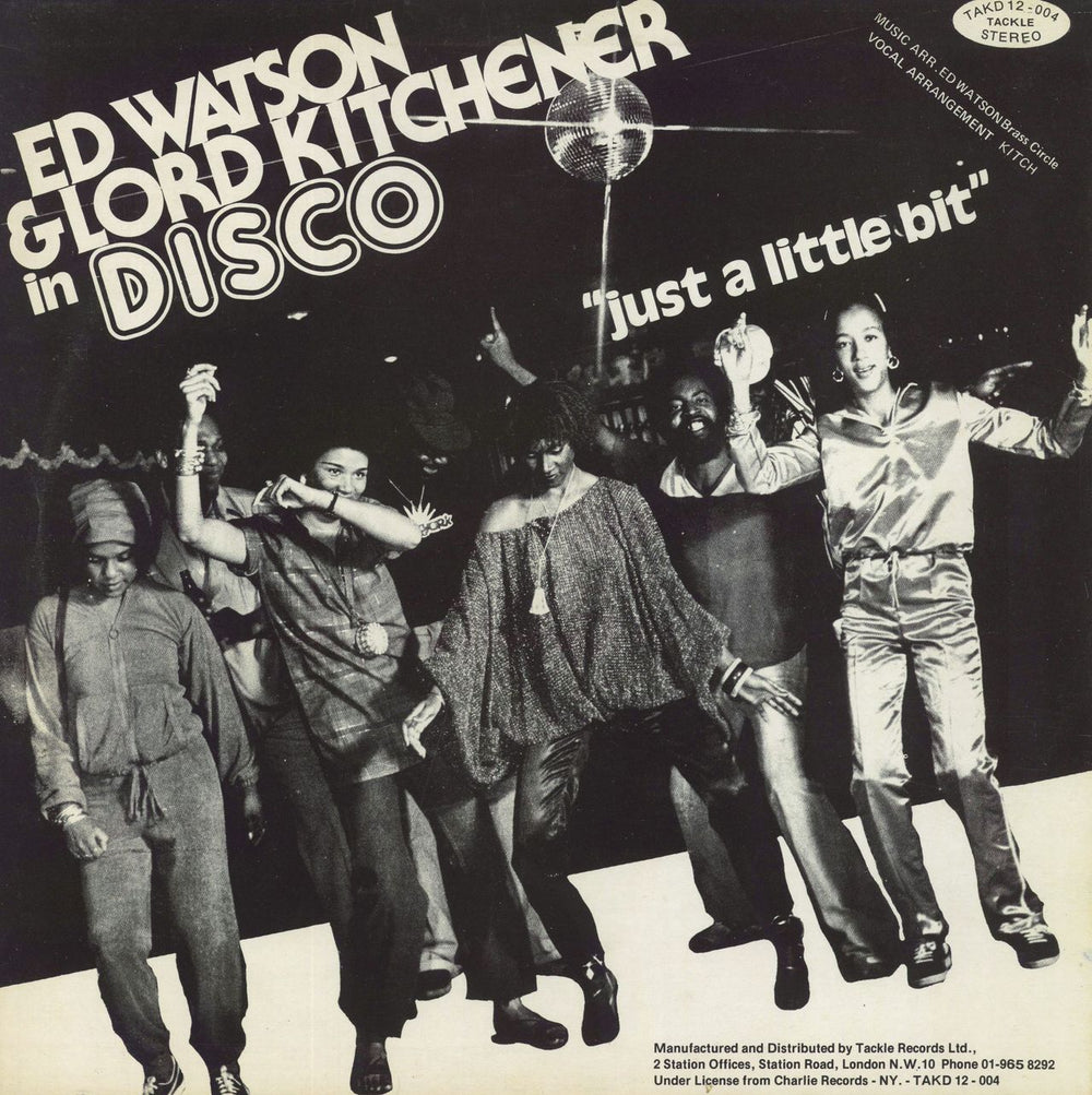 Lord Kitchener Just A Little Bit UK 12" vinyl single (12 inch record / Maxi-single)