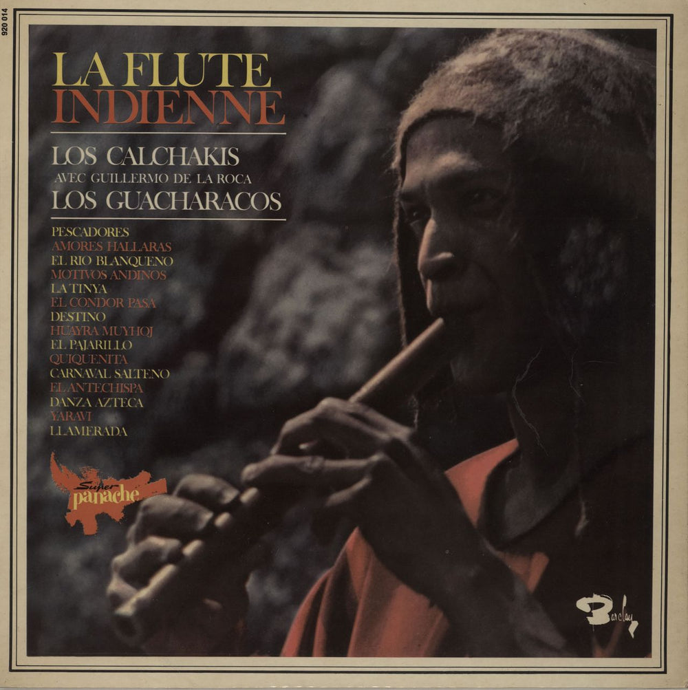 Los Calchakis La Flute Indienne French vinyl LP album (LP record) 920014