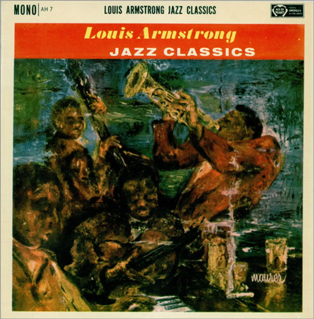 Louis Armstrong Jazz Classics UK vinyl LP album (LP record) AH7