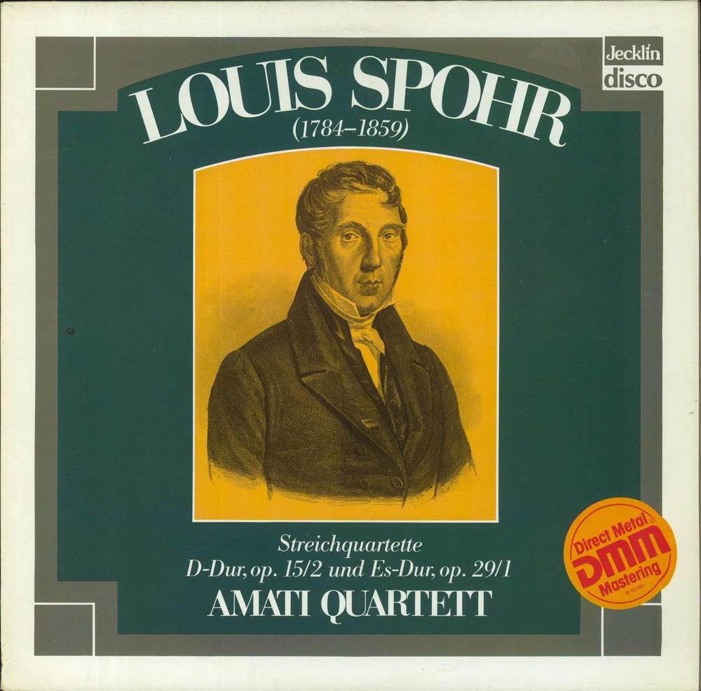 Louis Spohr Streichquartette D Dur Op.15/2 Und Es Dur Op.29/1 Swiss vinyl LP album (LP record) 593