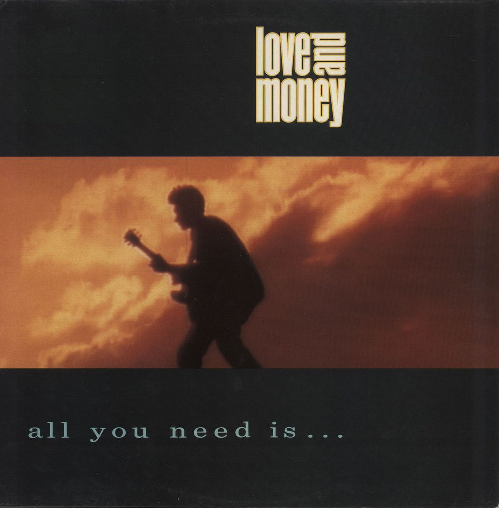 Love And Money All You Need Is... - Gold promo stamped UK vinyl LP album (LP record) MERH89