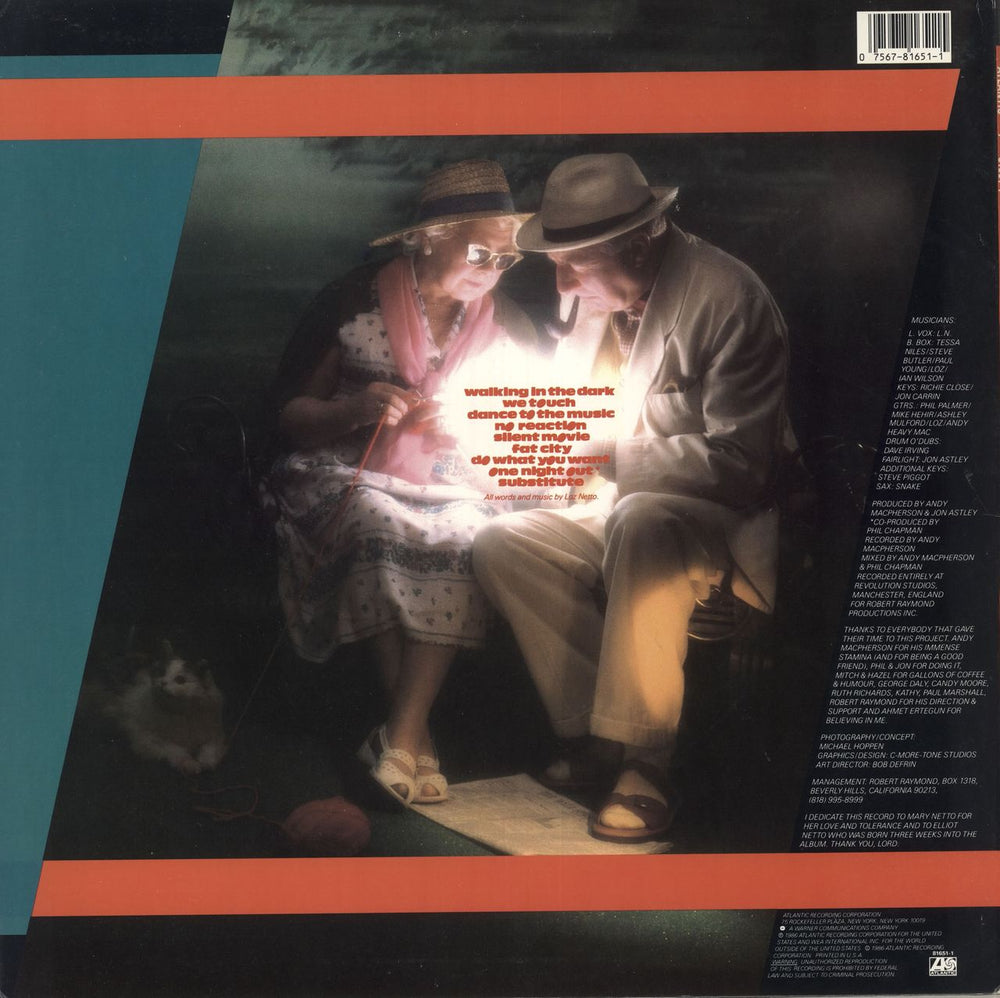 Loz Netto Loz Netto US vinyl LP album (LP record) 075678165115