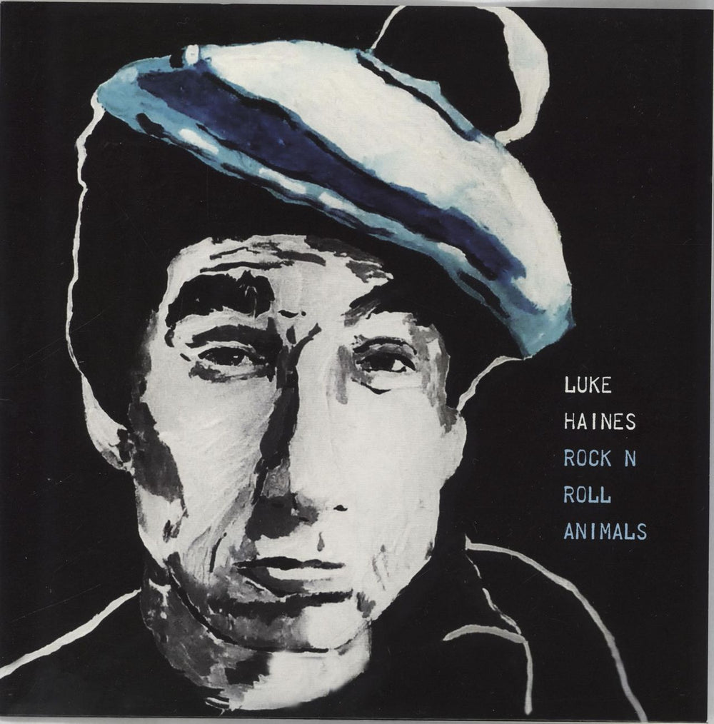 Luke Haines Rock N Roll Animals - Blue Vinyl + Poster Sleeve UK 7" vinyl single (7 inch record / 45) CHERRY506