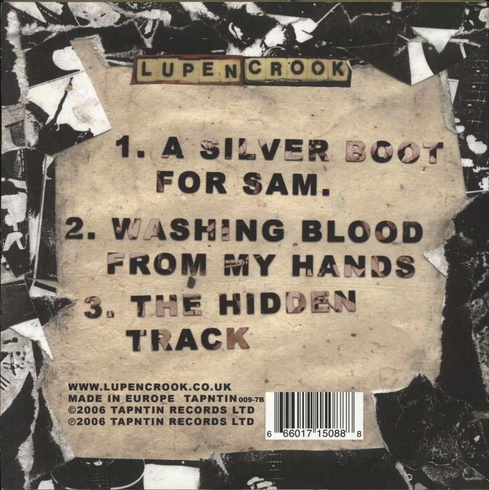 Lupen Crook A Silver Boot For Sam - Parts 1 & 2 UK 7" vinyl single (7 inch record / 45)