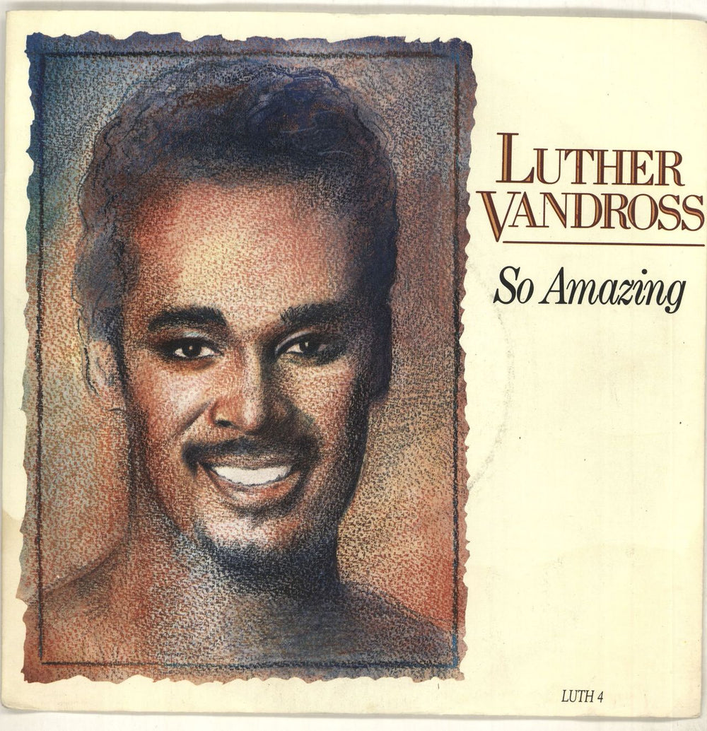 Luther Vandross So Amazing UK 7" vinyl single (7 inch record / 45) LUTH4