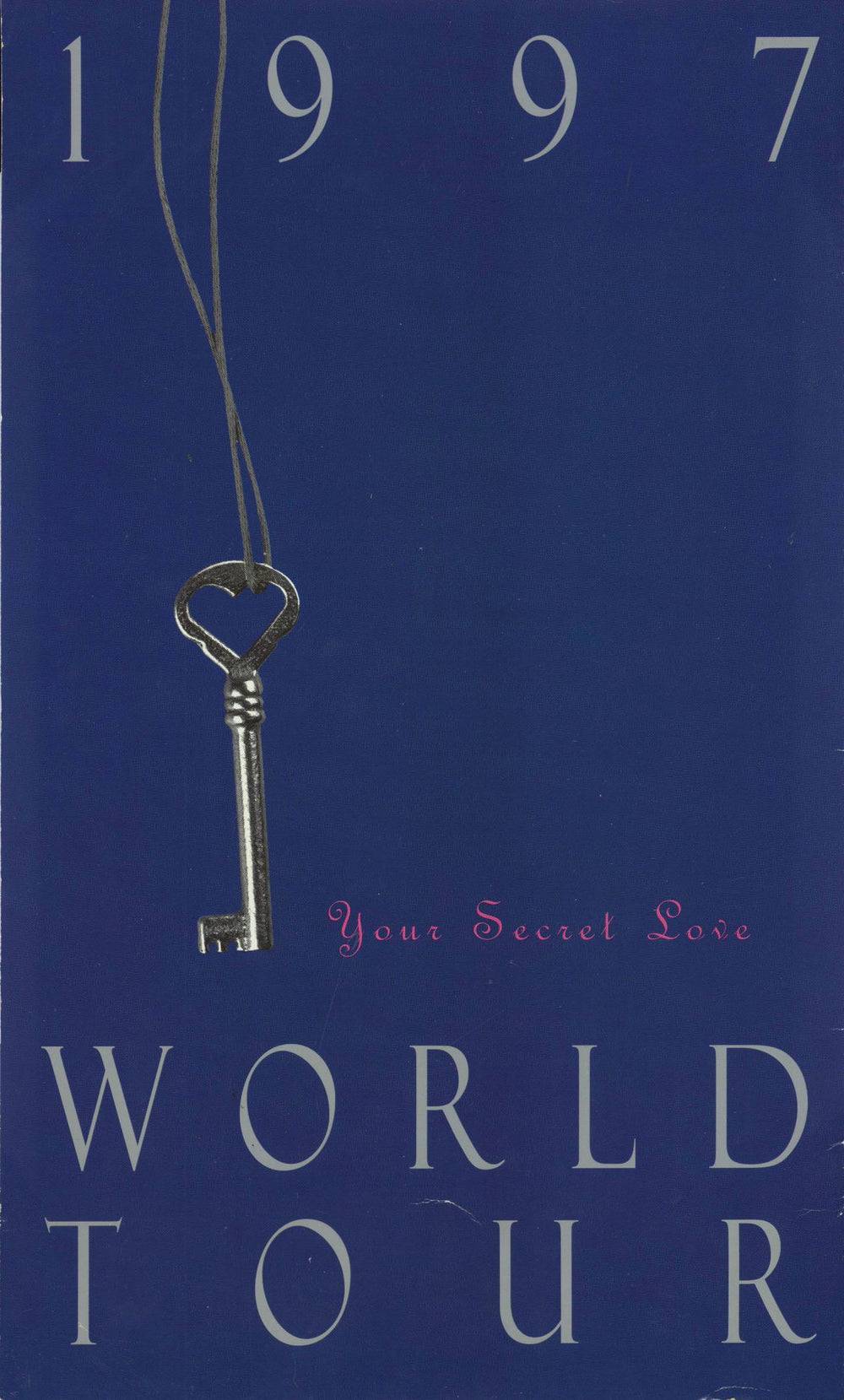 Luther Vandross Your Secret Love World tour 1997 + Ticket Stub UK tour programme