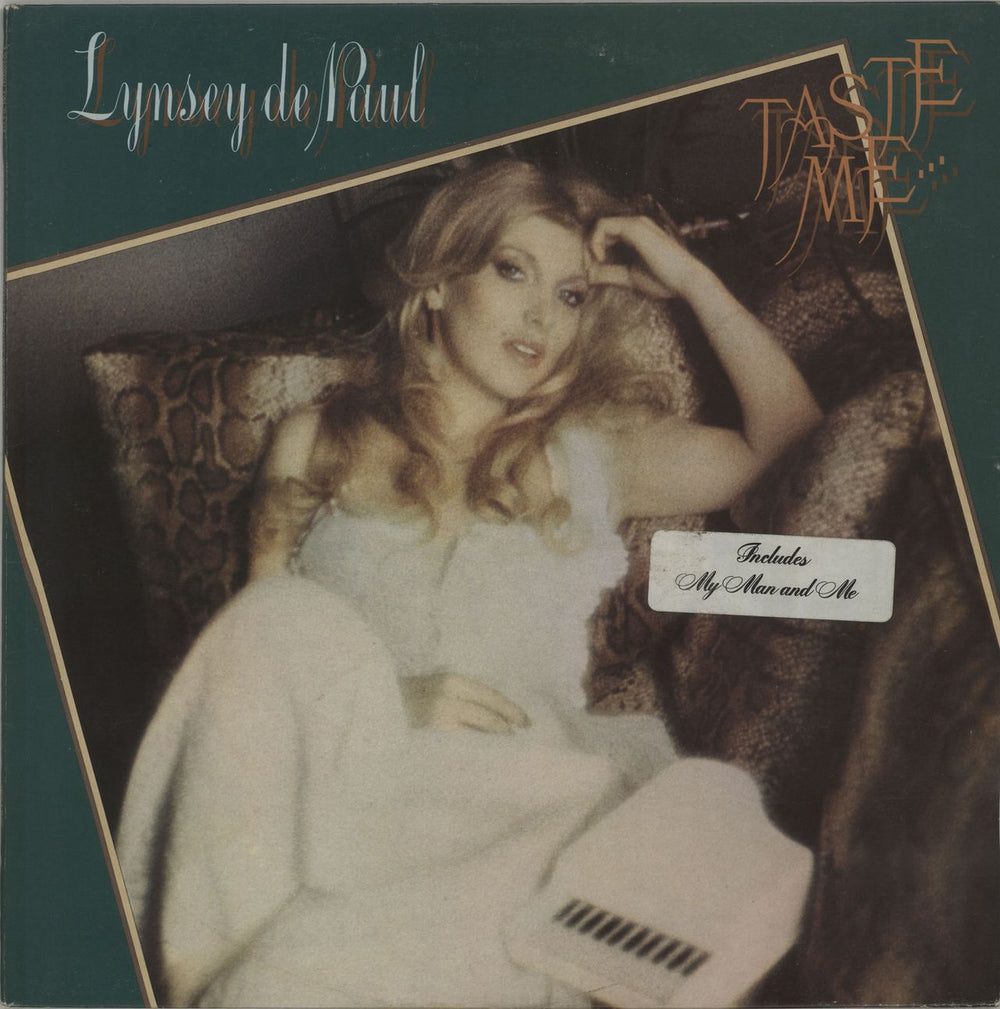 Lynsey De Paul Taste Me...Don't Waste Me - Hype stickered UK vinyl LP album (LP record) JETLP07