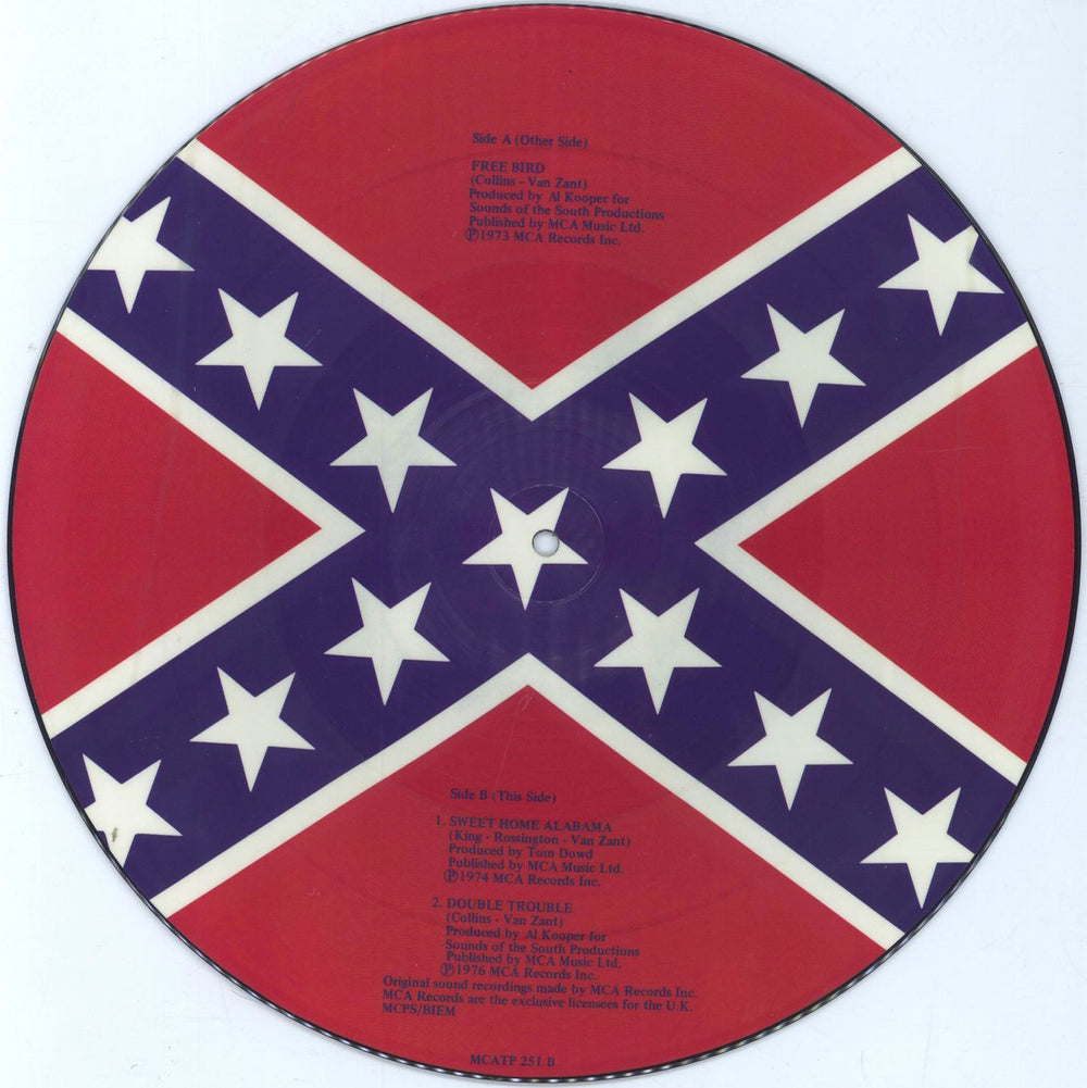 Lynyrd Skynyrd Freebird - EX UK 12" vinyl picture disc (12 inch picture record)