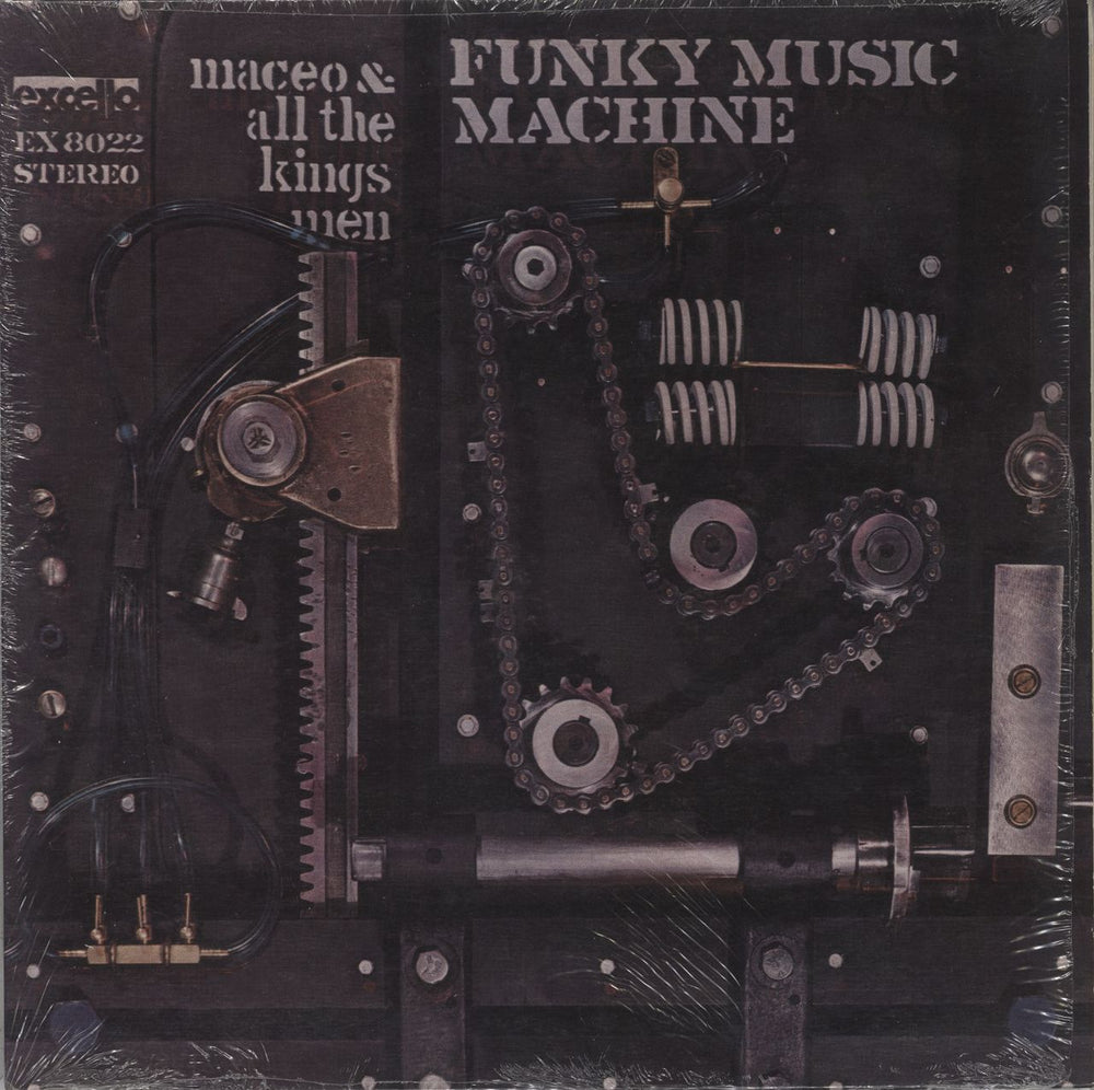 Maceo & The Macks Funky Music Machine + Opened Shrink US vinyl LP album (LP record) EX-8022