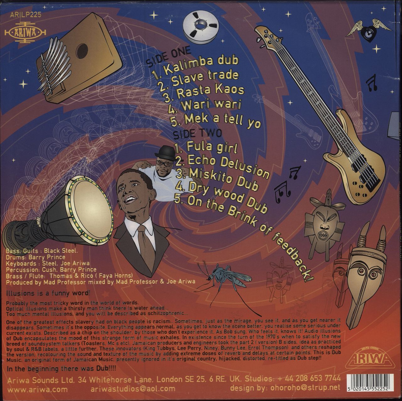 Mad Professor Audio Illusions Of Dub UK Vinyl LP — RareVinyl.com