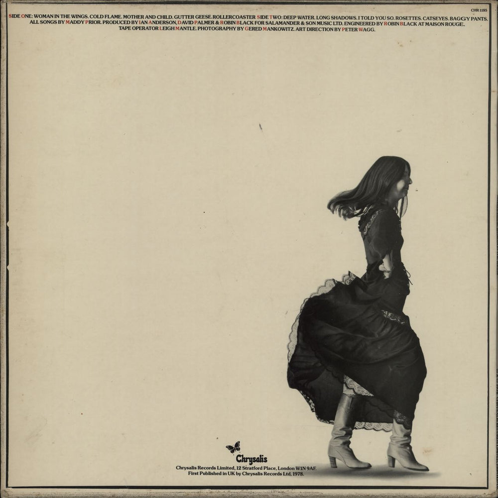 Maddy Prior Woman In The Wings - Laminated Sleeve UK vinyl LP album (LP record)