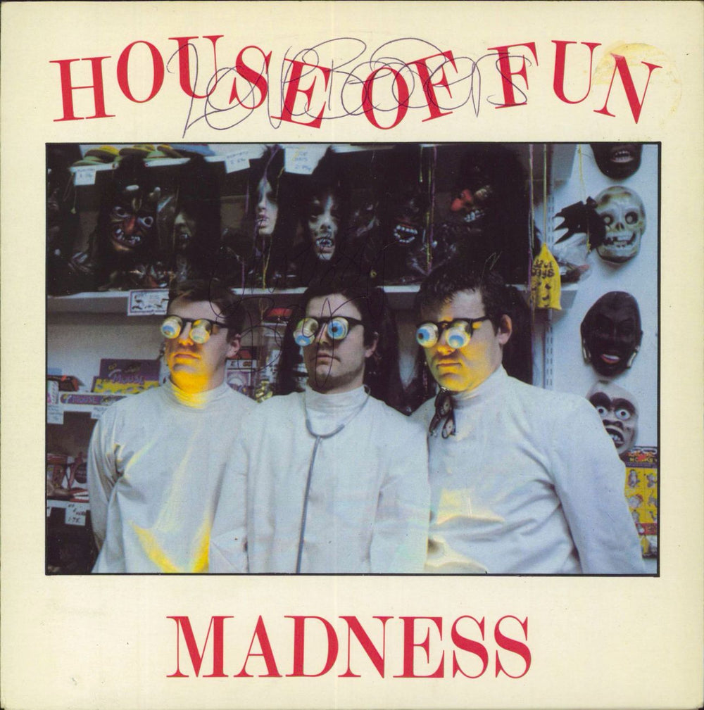 Madness House Of Fun - Autographed UK 7" vinyl single (7 inch record / 45) BUY146