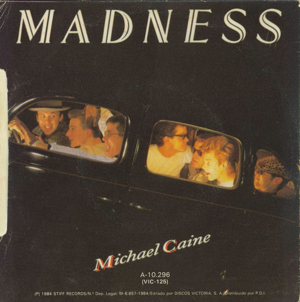 Madness Michael Caine Spanish 7" vinyl single (7 inch record / 45)