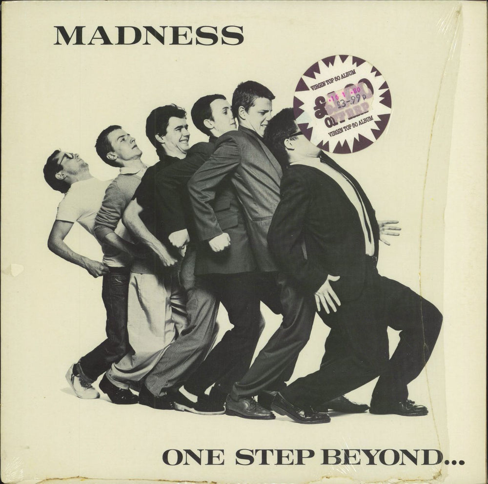 Madness One Step Beyond... - Misprint + Shrink UK vinyl LP album (LP record) SEEZ17