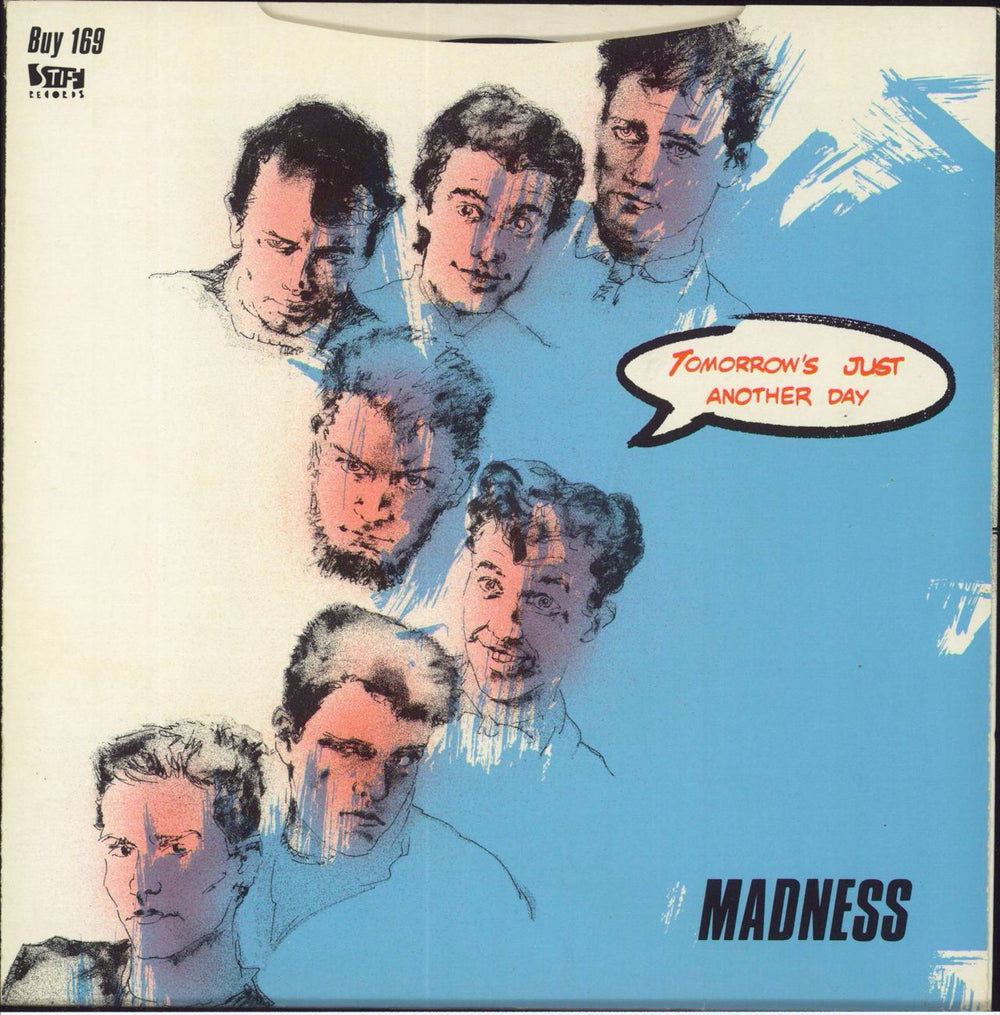 Madness Tomorrow's (Just Another Day) - Red A Label - P/S UK Promo 7" vinyl single (7 inch record / 45) BUYDJ169