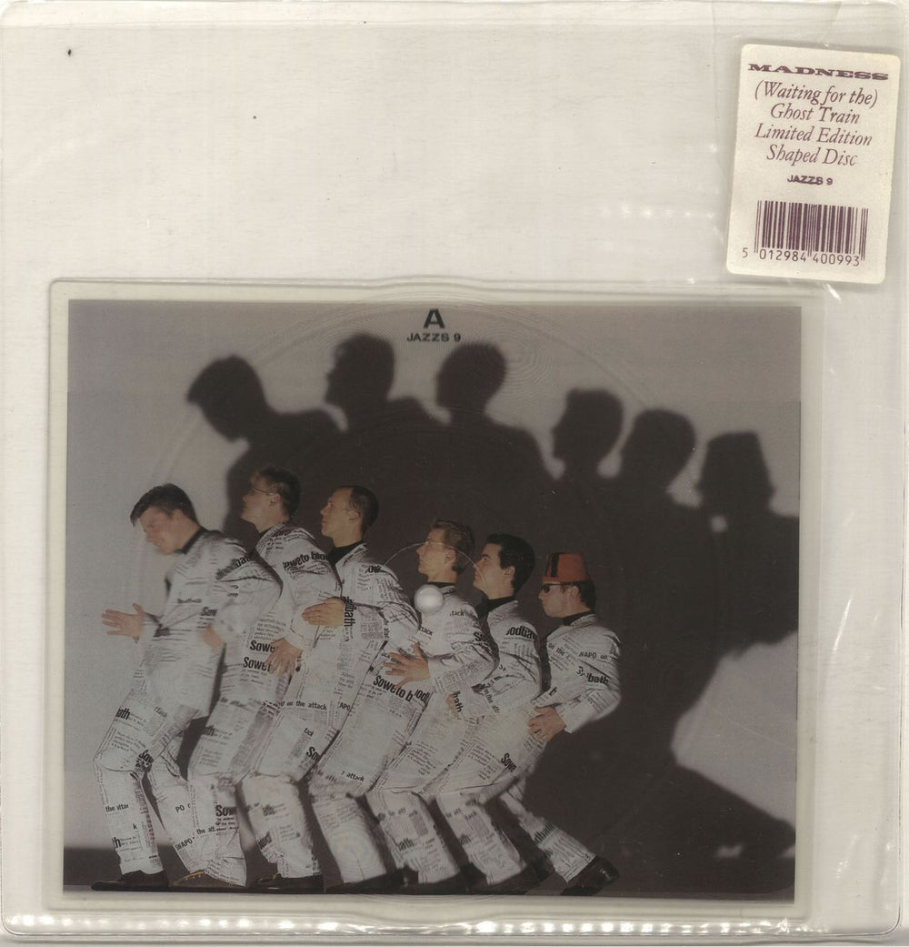 Madness (Waiting For The) Ghost Train UK shaped picture disc (picture disc vinyl record) JAZZS9