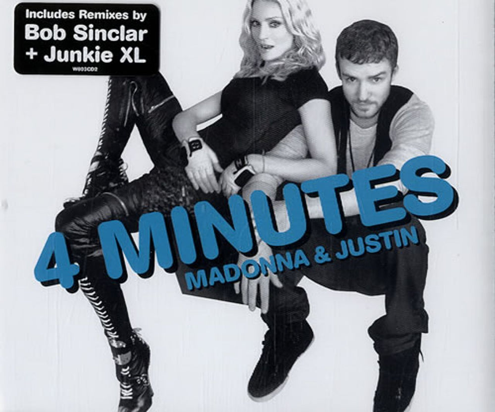 Madonna 4 Minutes UK CD single (CD5 / 5") W803CD2