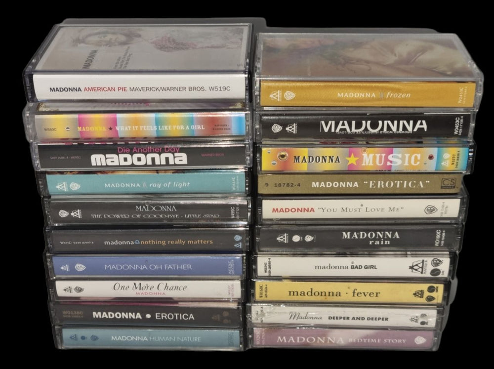 Madonna Collection of 20 Cassette Singles UK cassette single