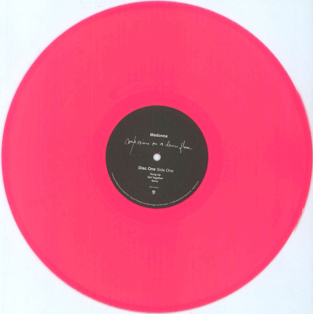 Madonna Confessions On A Dance Floor - Pink Vinyl - EX UK 2-LP 